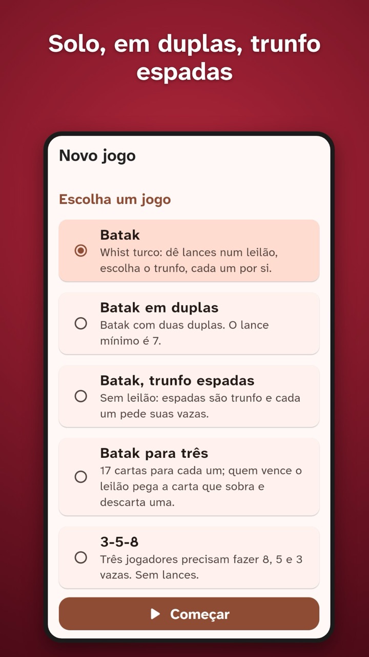 Six games in one app