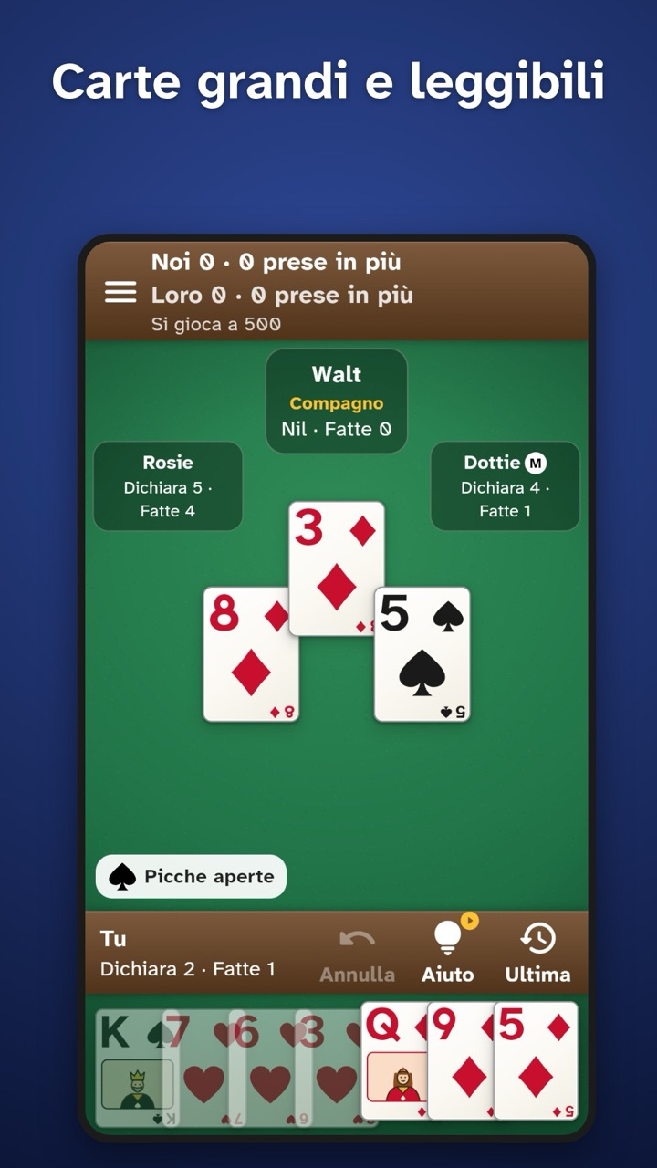 Big, easy-to-read cards