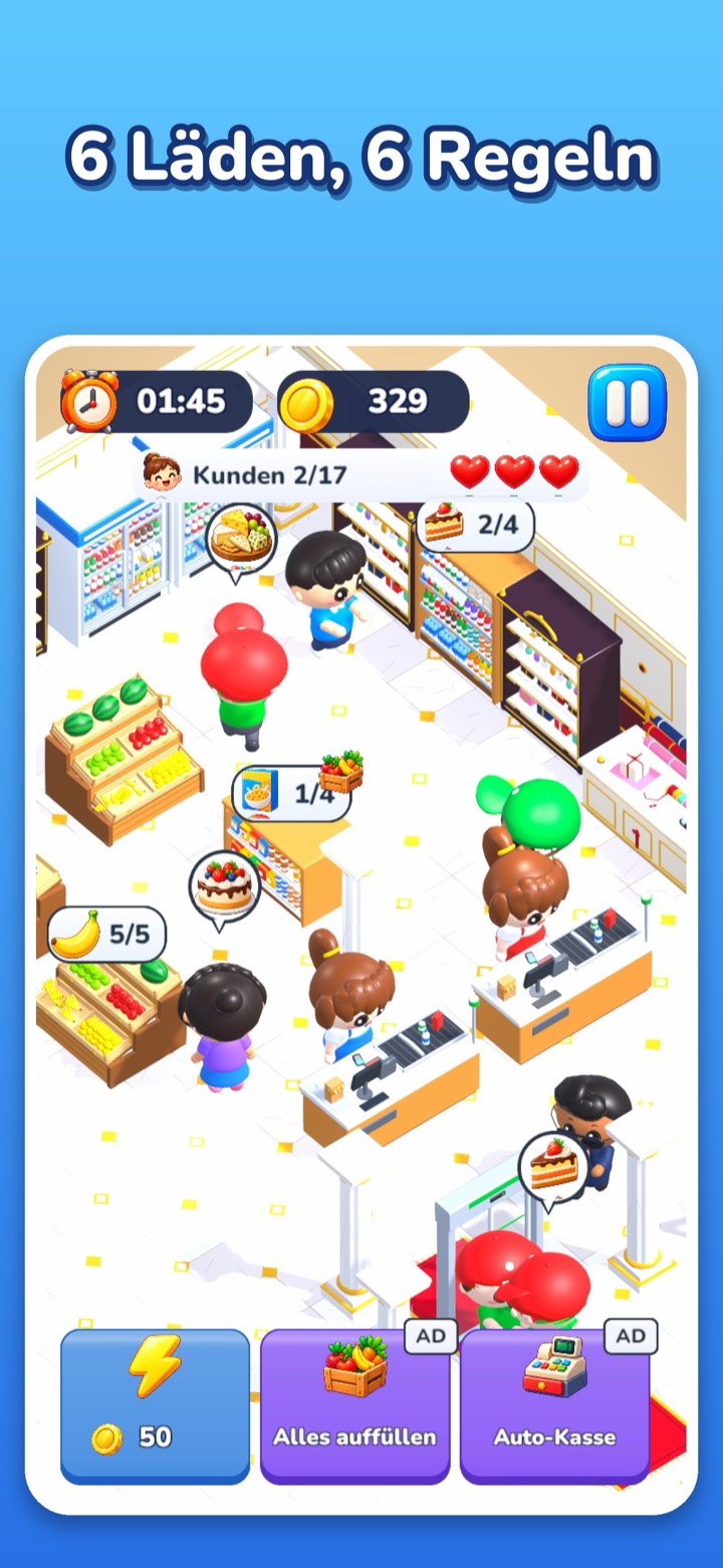 The six stores to unlock