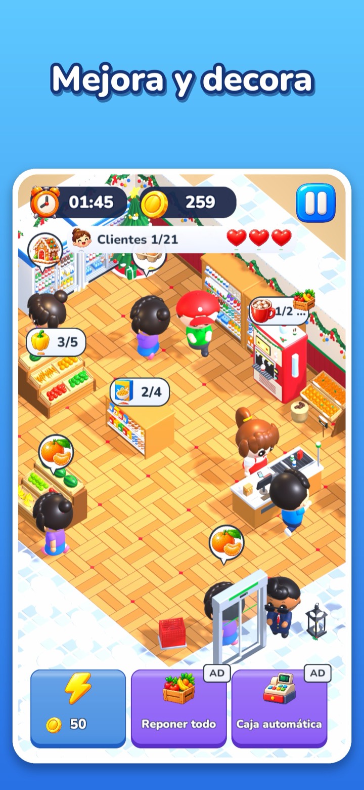 Upgrading and decorating the store