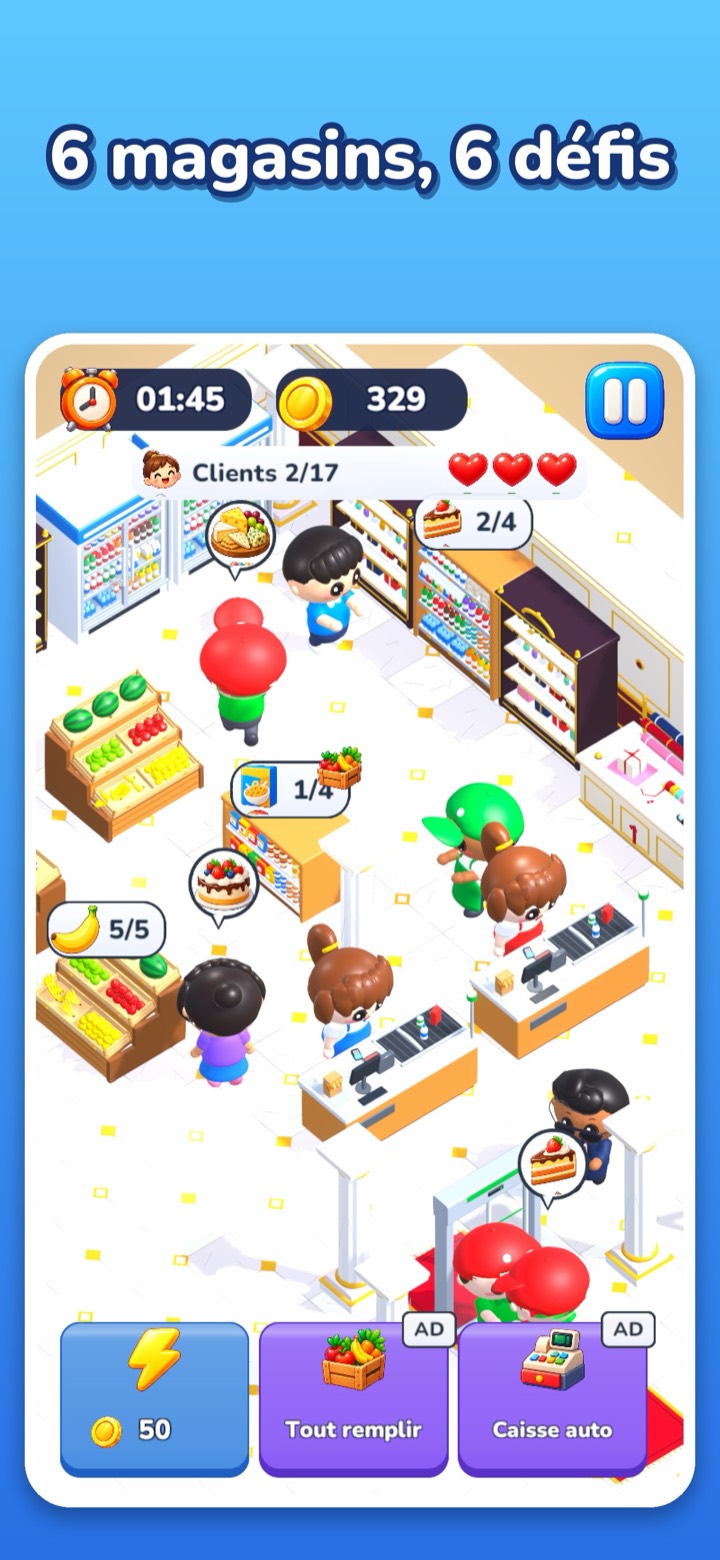 The six stores to unlock