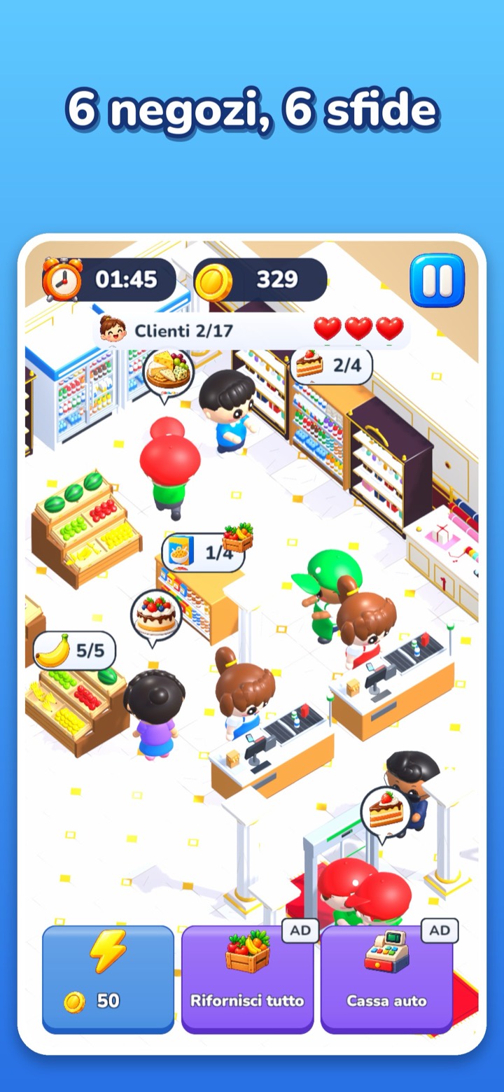 The six stores to unlock