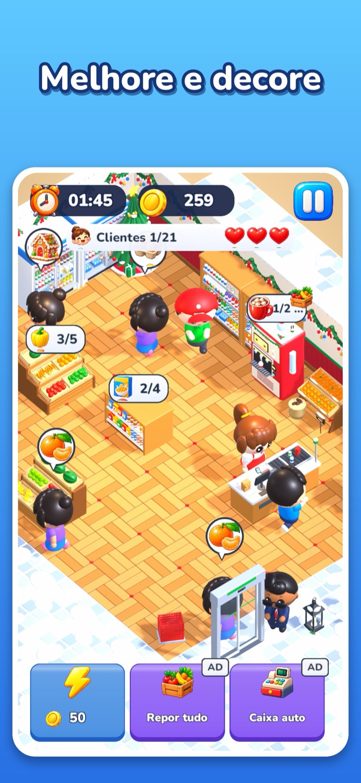 Upgrading and decorating the store