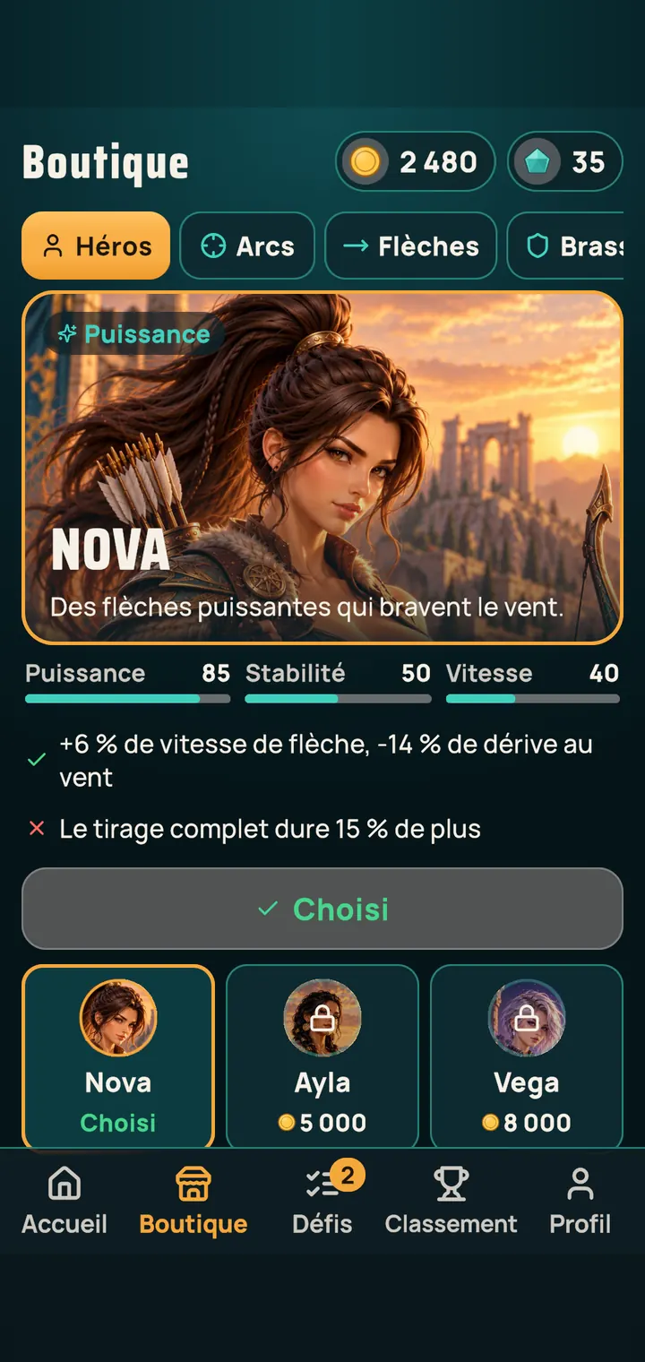 Les trois héroïnes Nova, Ayla et Vega dans la boutique